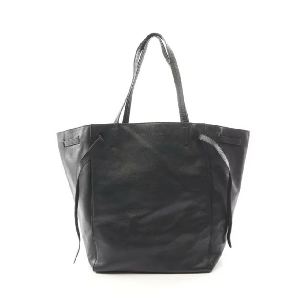 Celine Cabas Phantom Tote Bag Leather Black
